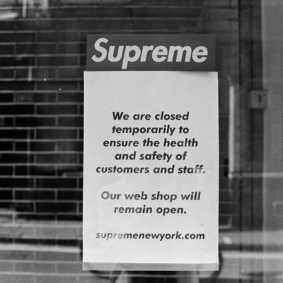 #08/36 - An unusual notice by Supreme London